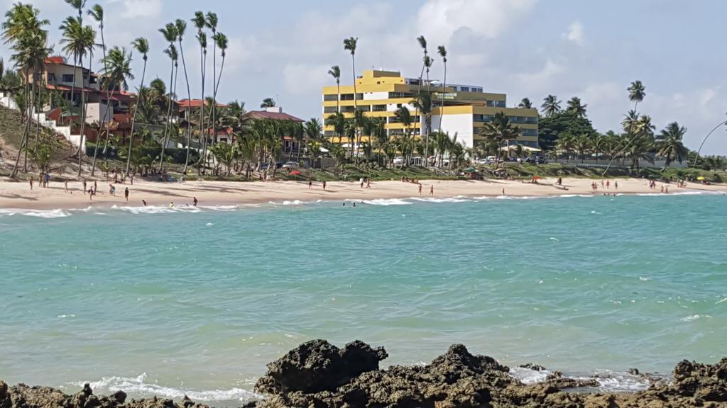 Praia Tabatinga Ap Beira Mar Com Vista Deslumbrante Da Praia Жакуман Экстерьер фото