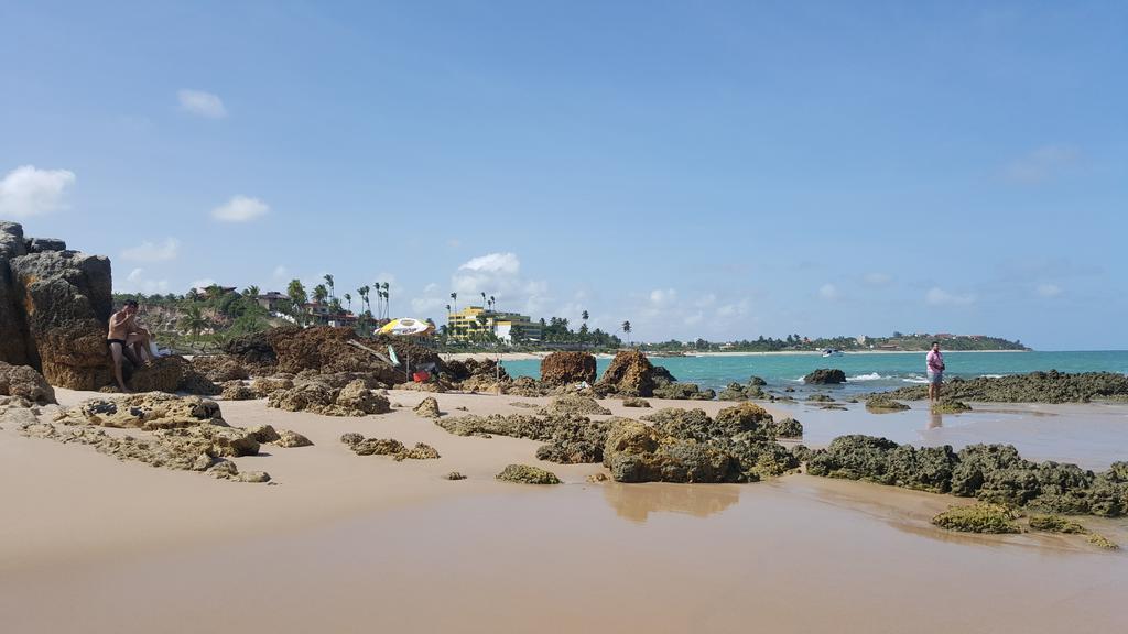 Praia Tabatinga Ap Beira Mar Com Vista Deslumbrante Da Praia Жакуман Экстерьер фото
