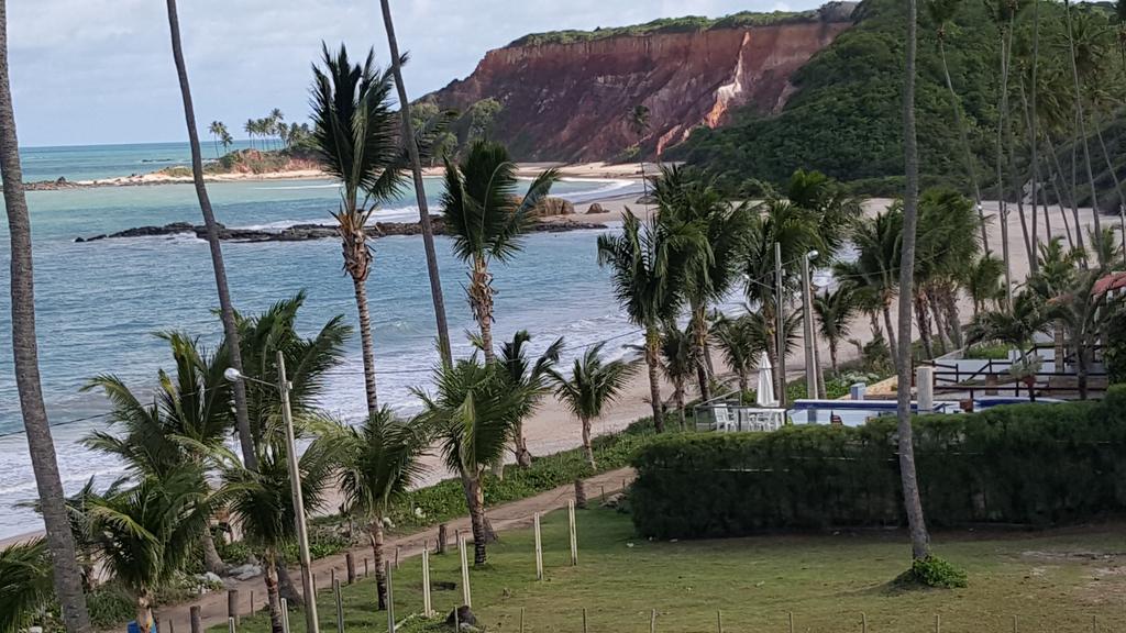 Praia Tabatinga Ap Beira Mar Com Vista Deslumbrante Da Praia Жакуман Экстерьер фото