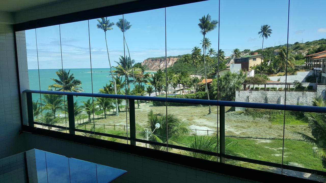Praia Tabatinga Ap Beira Mar Com Vista Deslumbrante Da Praia Жакуман Экстерьер фото