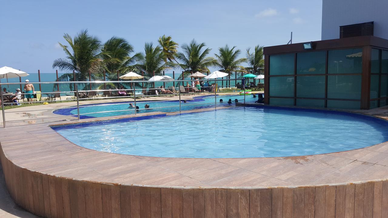 Praia Tabatinga Ap Beira Mar Com Vista Deslumbrante Da Praia Жакуман Экстерьер фото
