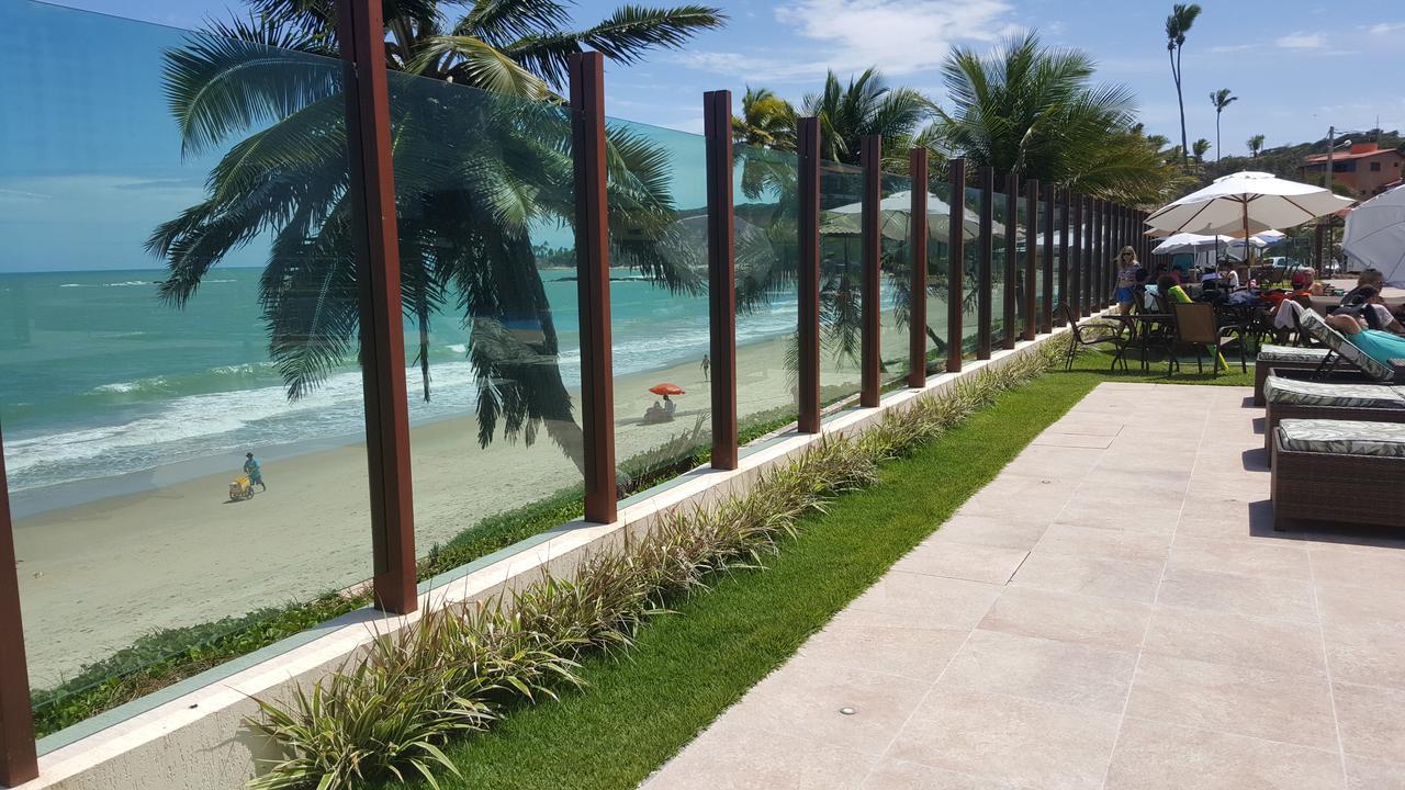 Praia Tabatinga Ap Beira Mar Com Vista Deslumbrante Da Praia Жакуман Экстерьер фото