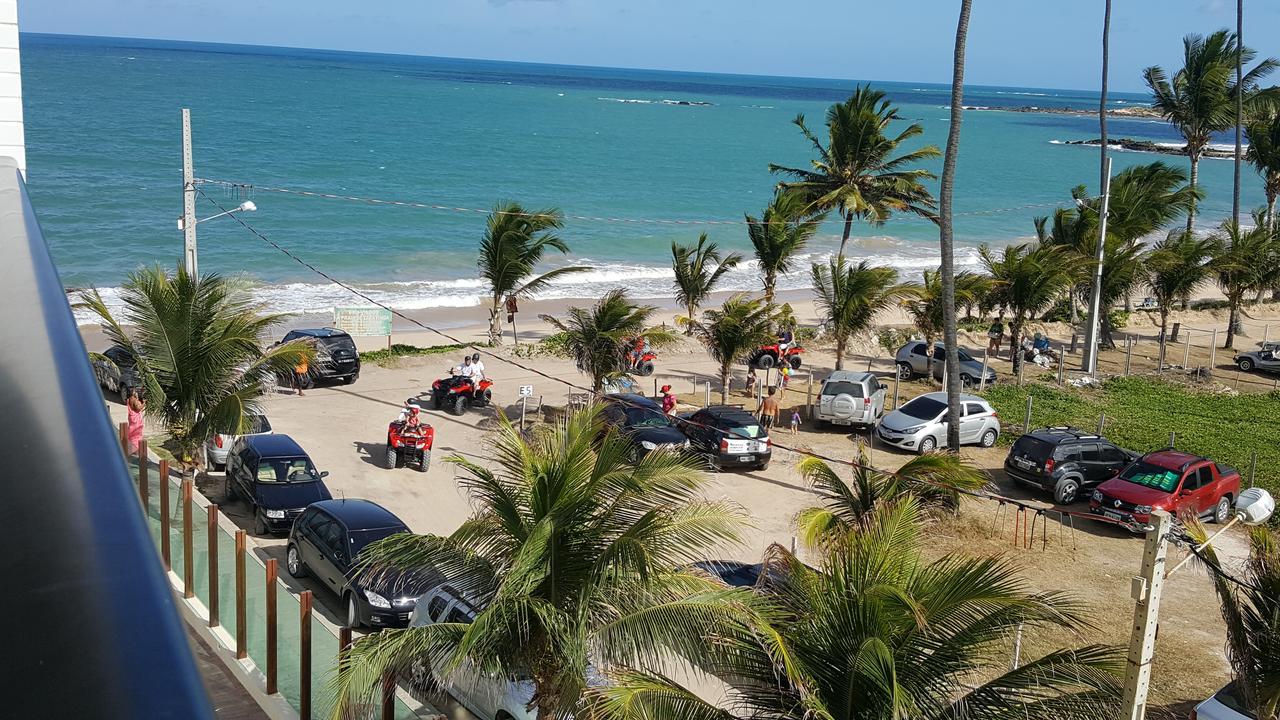 Praia Tabatinga Ap Beira Mar Com Vista Deslumbrante Da Praia Жакуман Экстерьер фото